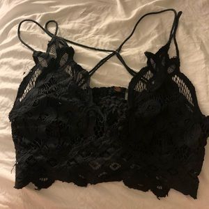 Black free people bralette